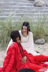 组图：《古剑奇谭》探班 阿娇(钟欣桐)乔振宇生死离别