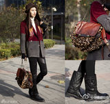 组图：明星爱街拍第六期之冬日搭配 大衣VS毛衣