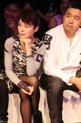 组图：江一燕潮范亮相时尚抢镜 身价飙升受品牌青睐