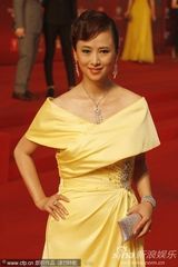 组图：翁虹娇俏黄裙秀香肩 张智霖帅气亮相