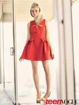 组图：艾丽-范宁登《Teen Vogue》封面青春靓丽