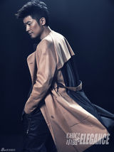 组图：任泉开春登杂志封面突破变熟男