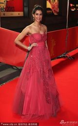 组图：印度片《启宝车》首映 女星红裙娇艳