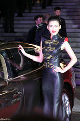 组图：吴镇宇时尚盛典帅气 钟丽缇绿裙秀性感