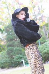 高清图：高圆圆韩国拍摄芭莎大片工作花絮2