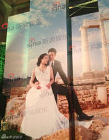 独家组图：晶刚大婚内场喜庆迎宾 李小鹏开心热聊