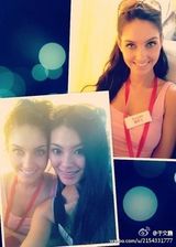 组图：新科世界小姐于文霞微博美图集锦