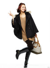 组图：日本人气模特菅原沙树示范50款日系搭配