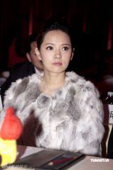 幻灯图：伊能静贵妇造型现身 称与儿子每周见面