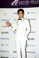 组图：众星亮相韩国百想艺术大赏