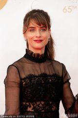 组图：《傲骨贤妻》阿曼达与老公亮相艾美红毯