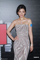 组图：谢婷婷红唇透视装现身 黄奕斑马纹短裙斗艳  