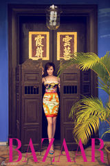 组图：“拿汀”胡静重游大马槟城 订婚胜地秀美景