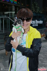 组图：林忆莲出席狗狗同乐日 陈嘉桓呼吁领养