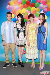 组图：吴千语否认婚讯 周柏豪为个唱苦练腹肌