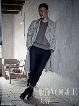 高清图：廖凡《VOUGE》型男大片 硬汉展现酷帅一面