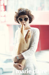 组图：韩星崔江熙杂志写真 墨镜装扮显活泼可爱