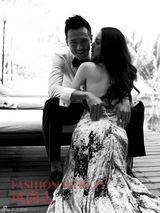 组图：董璇高云翔登封面 巴厘岛玩味热带风情