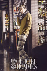 组图：俞灏明登《时装男士》变身时尚英伦绅士