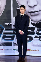 高清组图：朱元崔江熙亮相《7级公务员》发布会