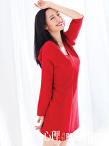 组图：白百何登杂志封面 乐观成长传递正能量