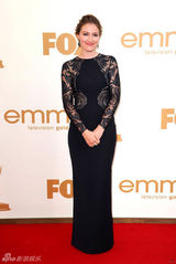 组图：第63届艾美奖红毯女星斗艳之黑色礼服篇