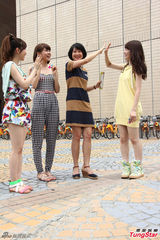 组图：AKB48三成员亮相台北 青春靓丽引围观