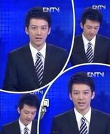 组图：央视实习男主播胡悦鑫生活照曝光