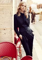 组图：俄罗斯超模萨莎-彼福瓦洛娃时尚秋装写真