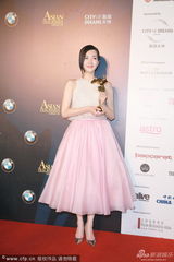 组图：亚洲电影奖《宗师》大赢 章子怡告别武指