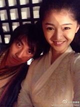 组图：《神雕》陈妍希替身曝靓照 清丽纯美