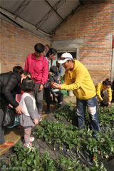 组图：王志飞公益生日会 和孩童亲近自然