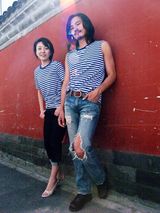 组图：《双人床条约》热拍 刘威葳耿乐情侣写真