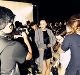 组图：阿筎那亮相纽约时装周 包臀短裙性感