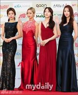 组图：EXO少女时代Sistar等亮相K-pop颁奖礼