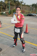 组图：古巨基称刘翔伤势复原中 不信周慧敏婚变