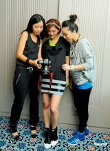 组图：阿Sa(蔡卓妍)演绎运动时装青春有型