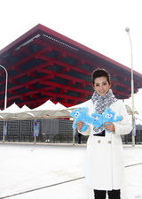 幻灯：李冰冰揭幕“中国馆”   成世博馆开馆第一人