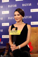 组图：莫小棋明星慈善夜专访 高叉黑裙险走光