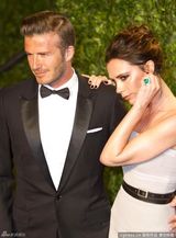 高清组图：贝克汉姆夫妇结伴亮相奥斯卡派对