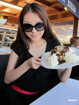 组图：熊黛林米兰拍靓丽写真 意大利街头有艳遇