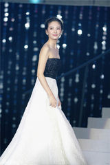 姚晨露背装秀性感 范冰冰否认收婚戒称自备(图)