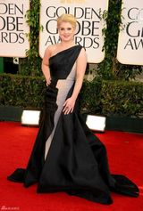 高清图：凯莉-奥斯本礼服亮相香肩柔媚