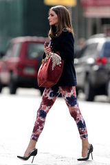 高清组图：纽约名媛奥利维亚-巴勒莫时尚街拍