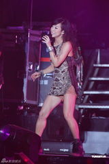 组图：林忆莲台北性感开唱 热情呼喊想歌迷