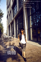 明星爱街拍：陈晓东嬉皮绅士LOOK 打造新偶像