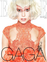 组图：Lady Gaga登英国版《ELLE》开年刊封面