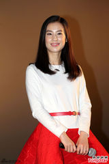 组图：《在路上》在京点映 黄圣依独自撑场清唱