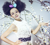 组图：海陆冬日写真俏丽 娇嫩化身芭比娃娃