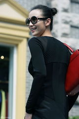 高清图：小宋佳独家时尚街拍 造型优雅大气